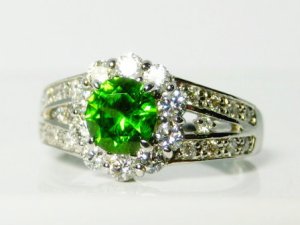 0.35ctガーネットリング